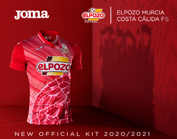 Equipaciones oficiales ElPozo Murcia Costa Cálida FS 2020/2021